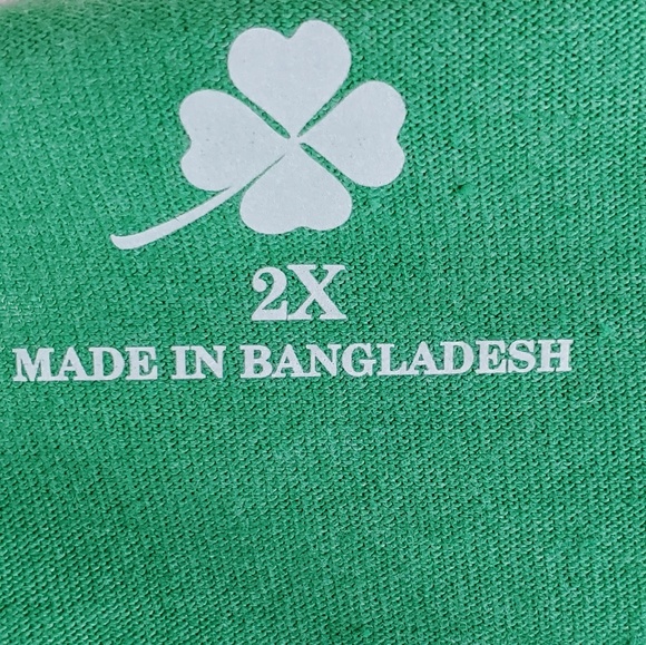 Lucky Charm Green St Patrick's T-Shirt Size 2x - Picture 3 of 5